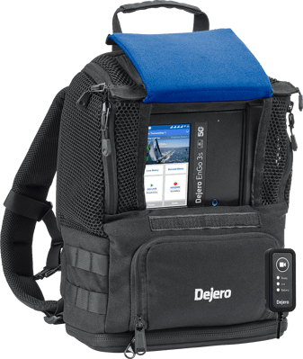 Dejero EnGo 3s Backpack with wired remote