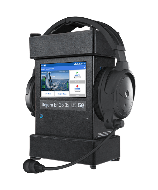 Dejero EnGo 3x with Headset