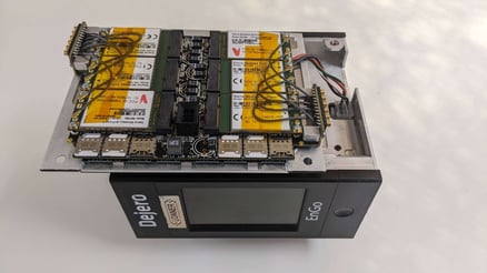 SIM module back flipped