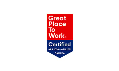 2020-2021  Great Place to Work Certified