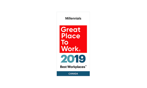Great Place to Work® - Best Workplaces™ for Millennials 2019