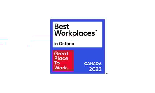 Great Place to Work® - Best Workplaces™ in Ontario 2022