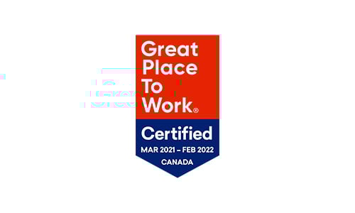 2021-2022 - Great Place to Work® Certified