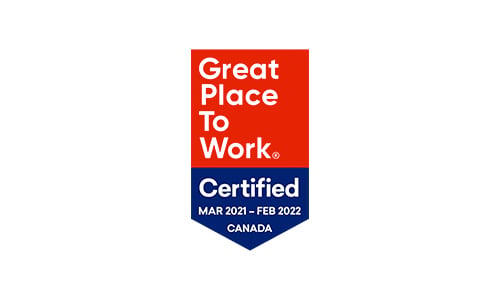 2021-2022 - Great Place to Work® Certified