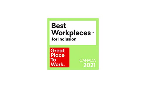 Great Place to Work 2021 for Inclusion