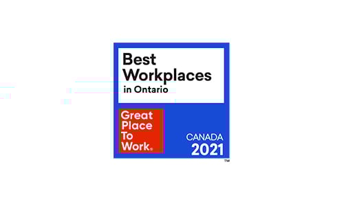 Great Place to Work® - Best Workplaces™ in Ontario 2021
