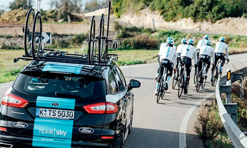 Team Sky cycling image