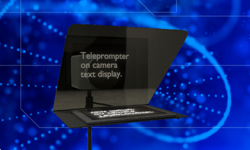 Flip Teleprompter Feed for Broadcast and Media