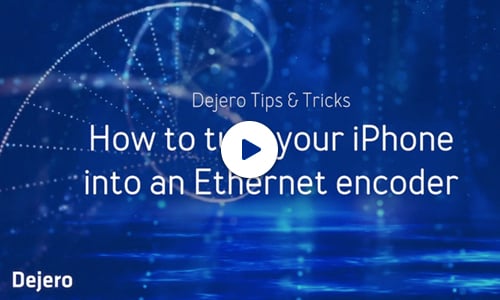 How to turn your iPhone into an Ethernet encoder