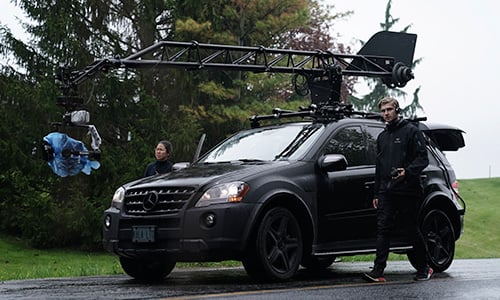 Revolutionizing Cinematic Production from ANY Location with Versatile In-Vehicle Connectivity