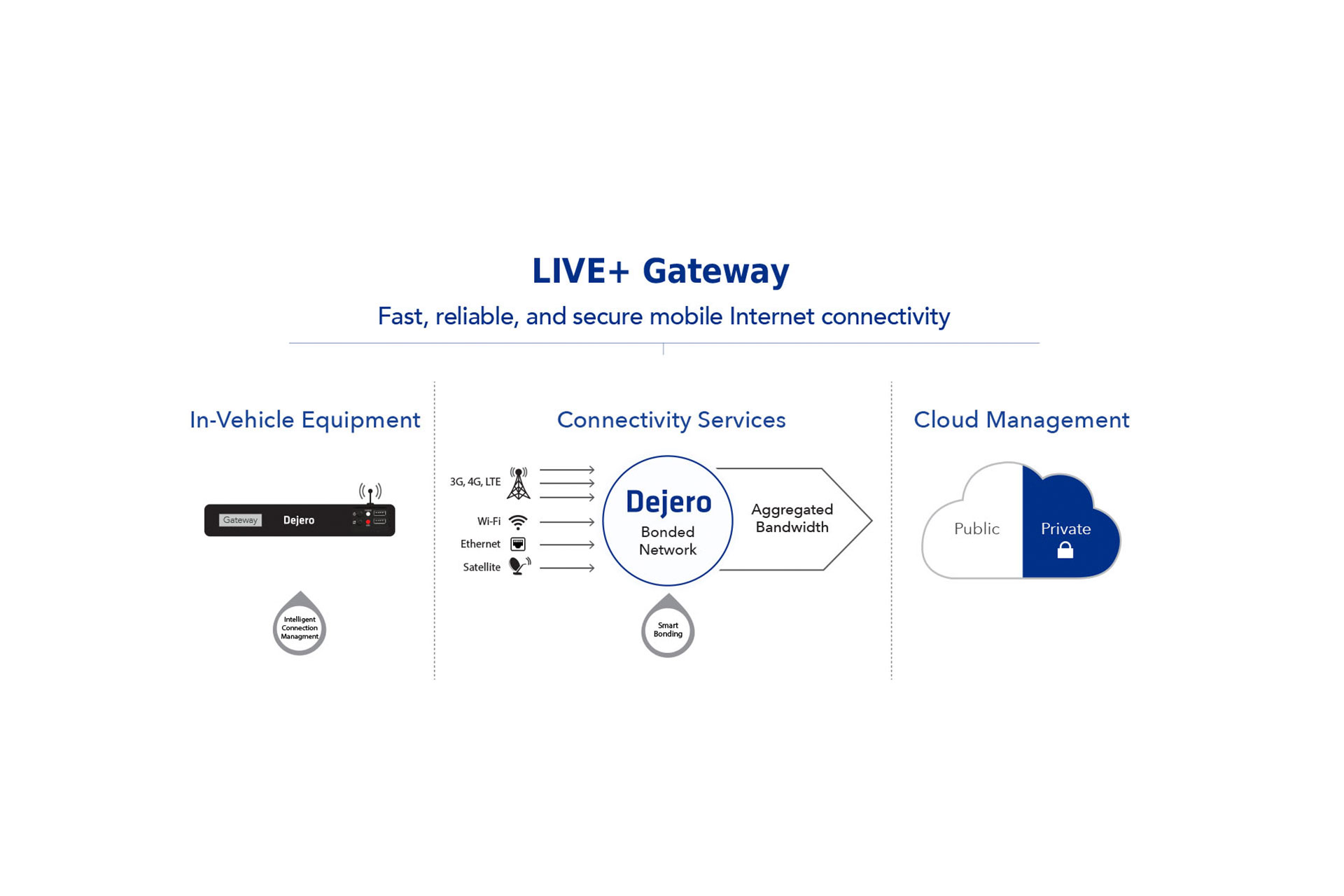 LIVE+ Gateway workflow graphic