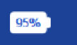 95 Percent battery icon
