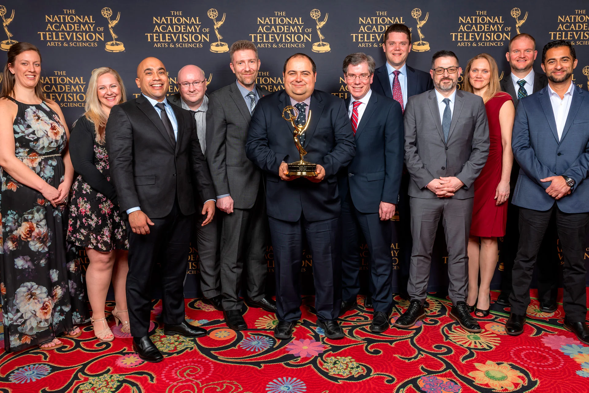 Dejero team at the Emmy Award Ceremony