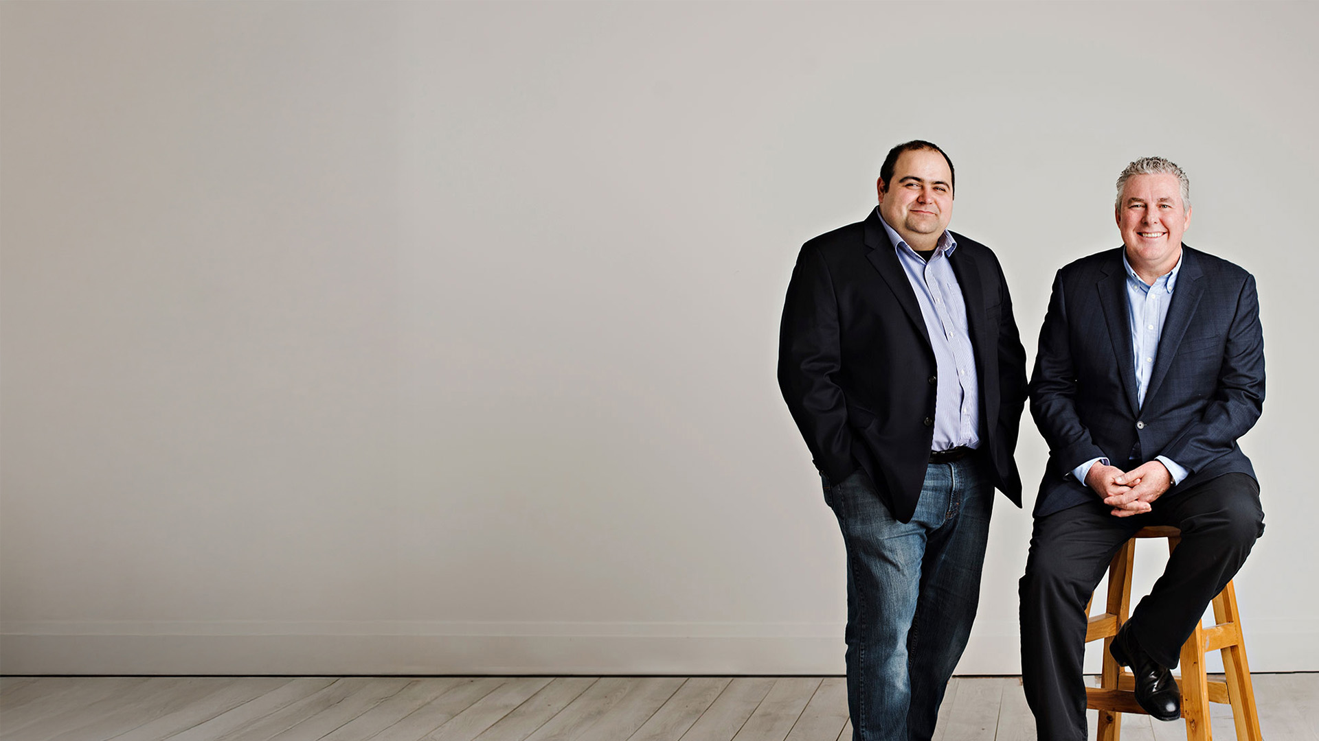 Dejero Founder, Bogdan Frusina (left) and CEO, Bruce Anderson (right)