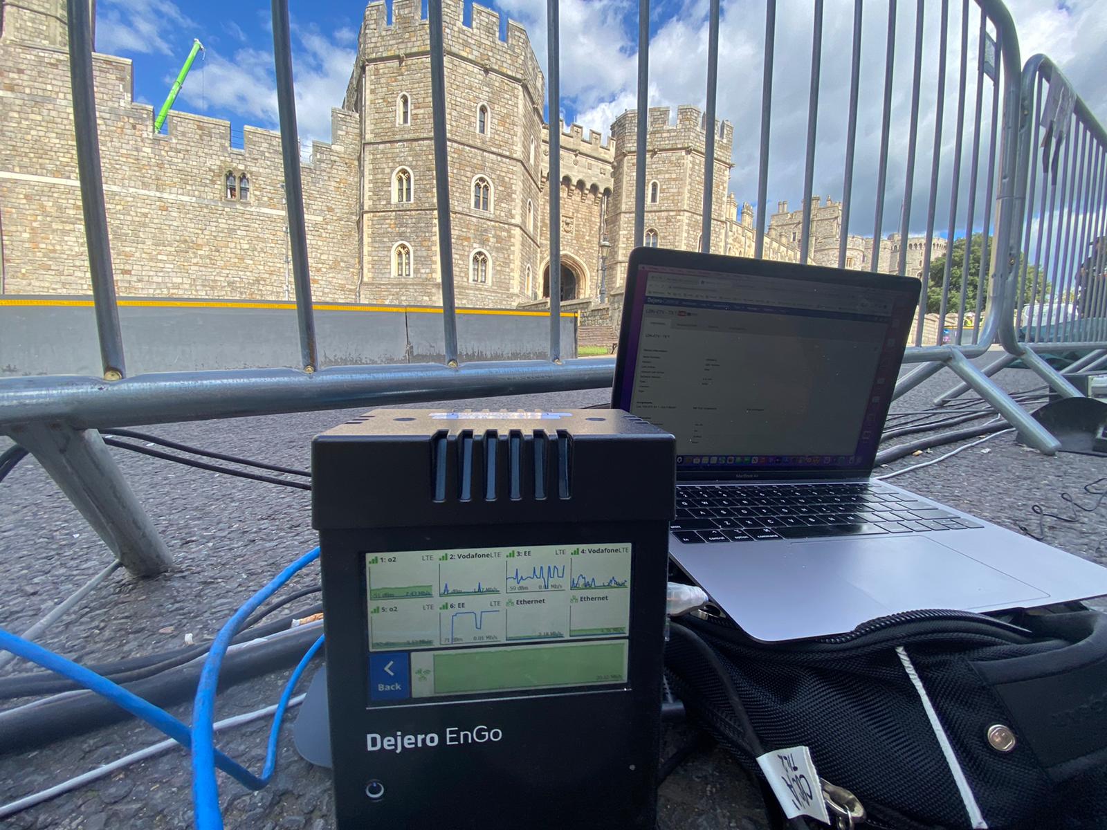 Dejero team on the ground in London