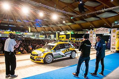 Dejero EnGos transmitted live camera feeds from inside rally cars, at the start and finish lines, and from a drone during the 3-day race event