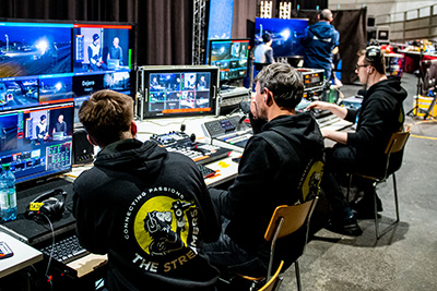 Dejero WayPoint receivers located at the production hub reconstructed feeds and decoded the HEVC ready for broadcast to television and streaming channels