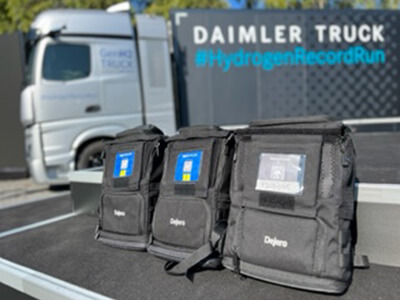 Six Dejero EnGo mobile video transmitters