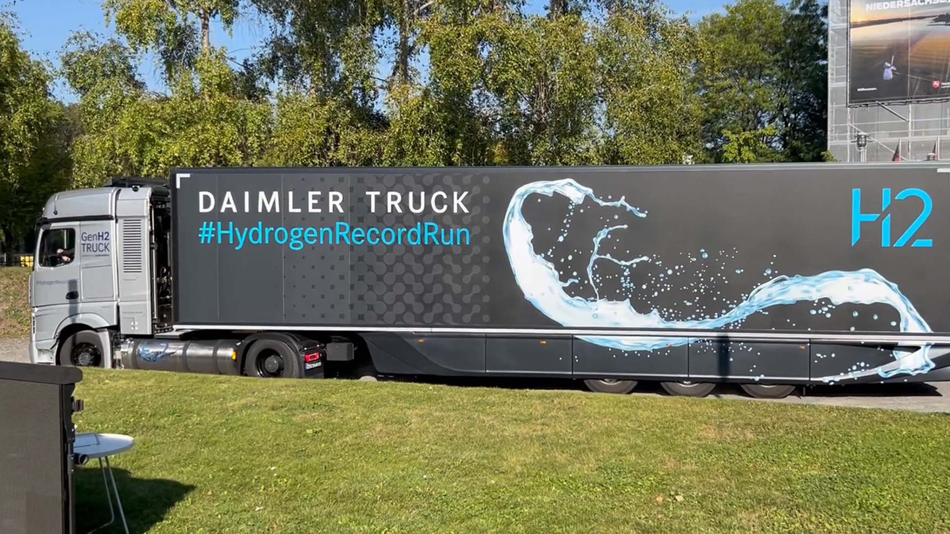 Daimler Truck’s GenH2 Truck Hydrogen Record Run