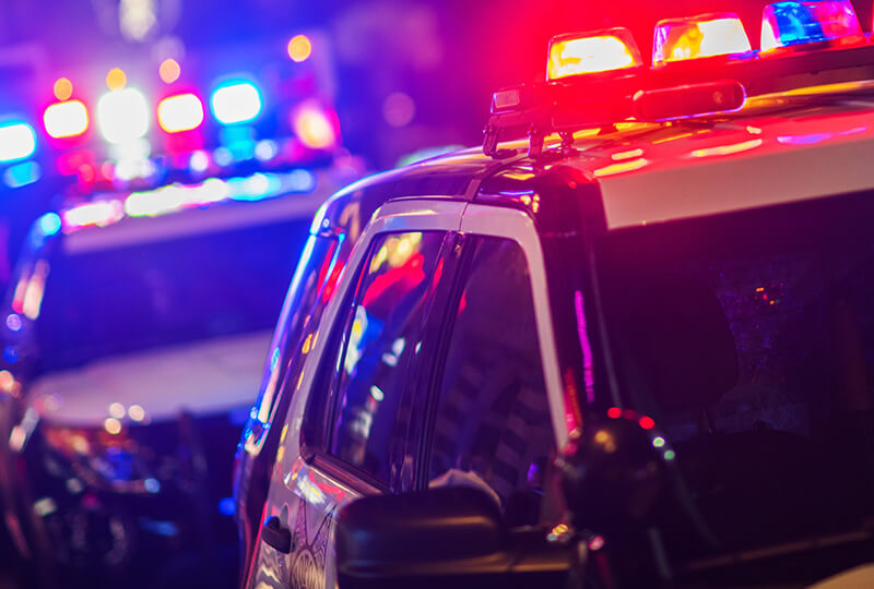 police cruisers