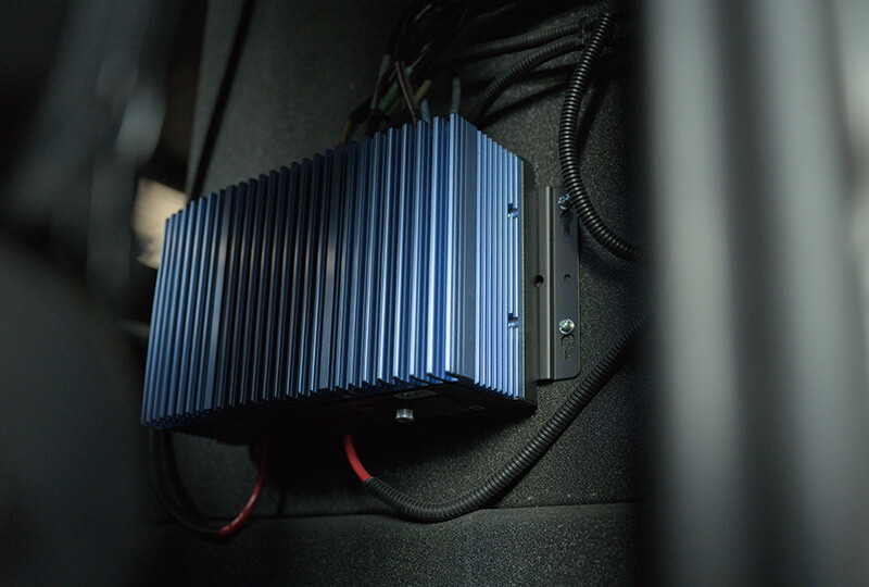 GateWay mounted in a vehicle
