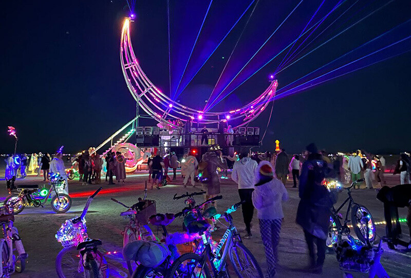 Burning Man sculpture
