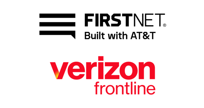 FirstNet and Verizon Frontline logo stacked
