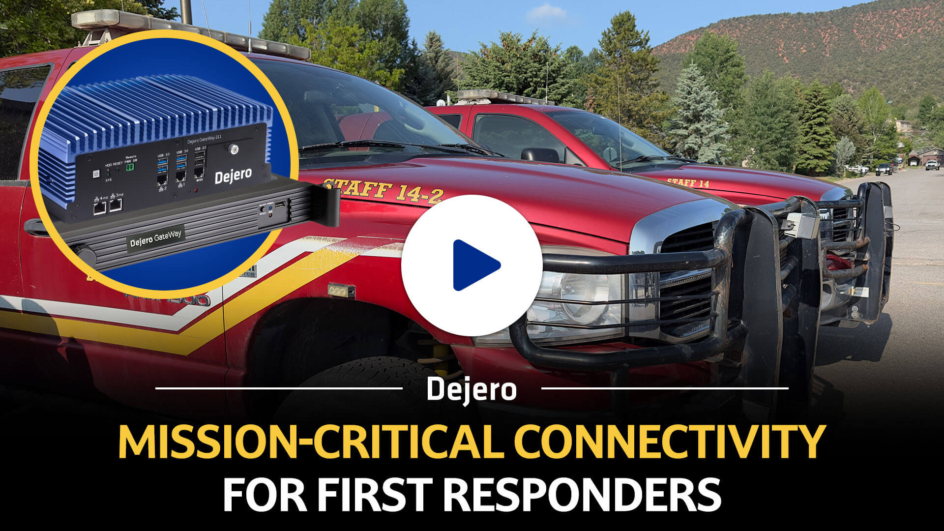 Dejero's reliable connectivity delivers mission-critical communications for first responders