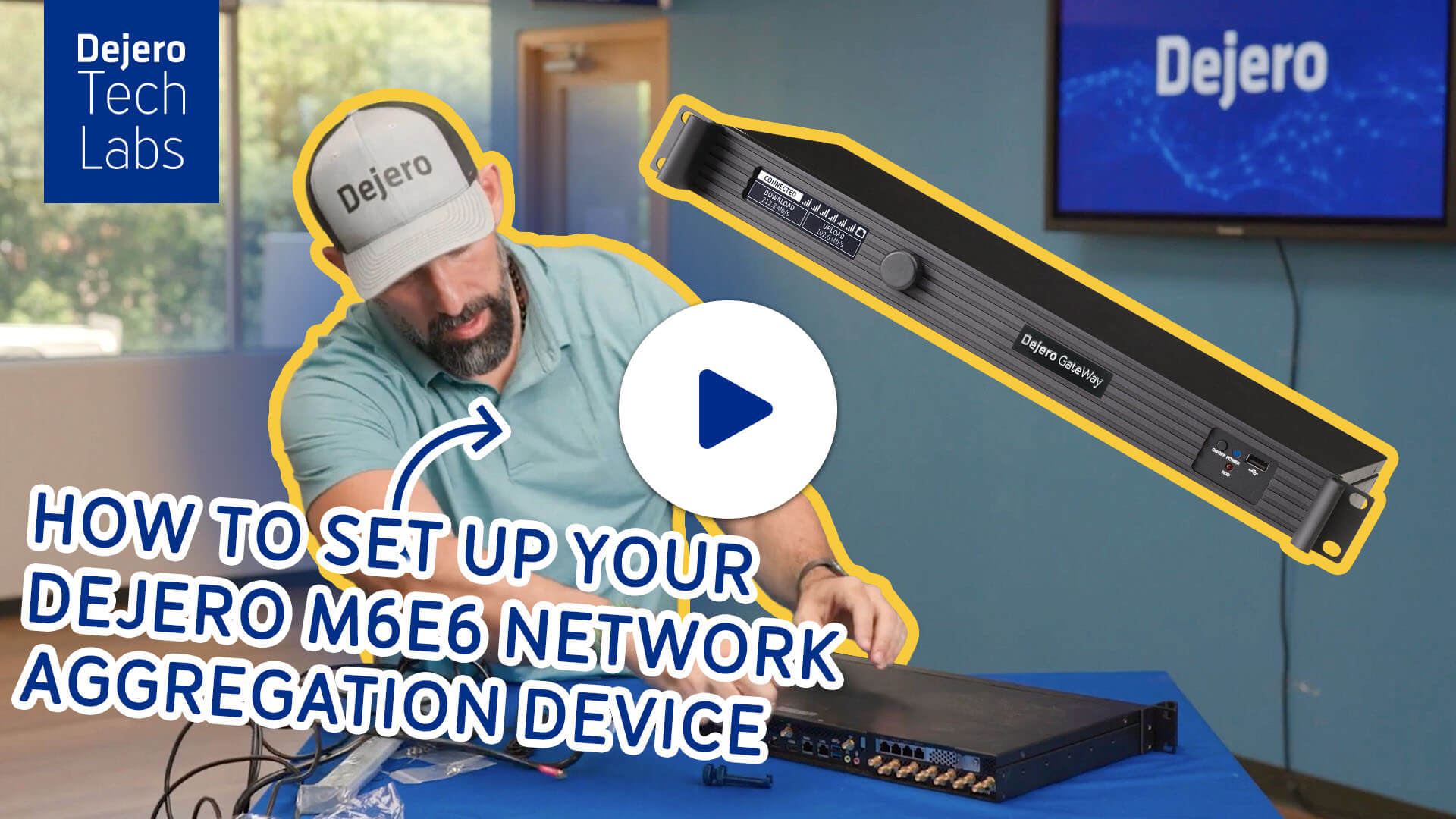 Dejero Tech Labs: How to set up your Dejero M6E6 network aggregation device