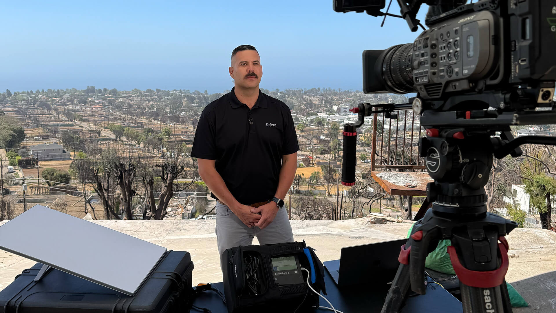 Michael Stanton in Pacific Palisades, LA for a webinar