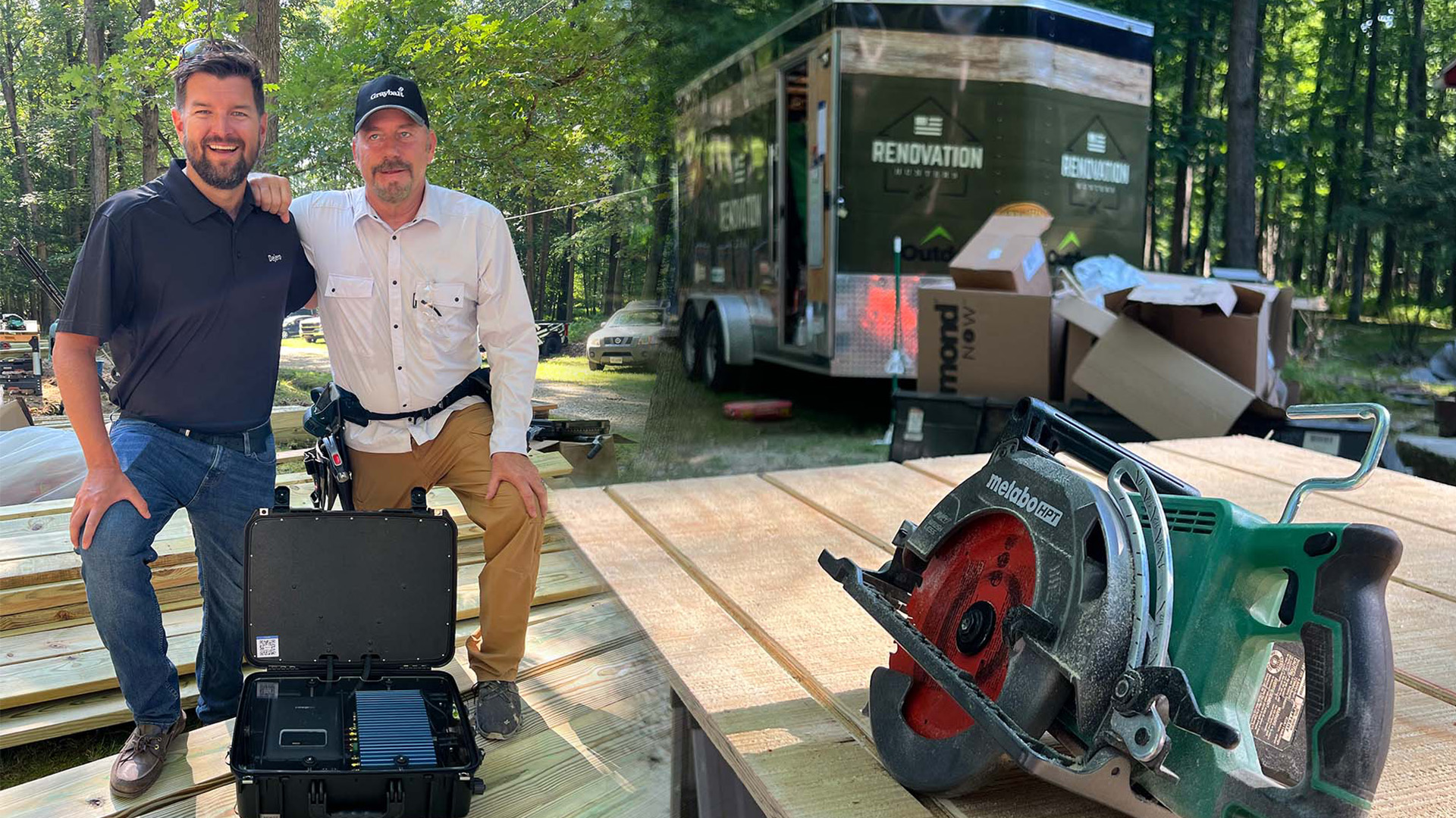 The remote set of Renovation Hunters
