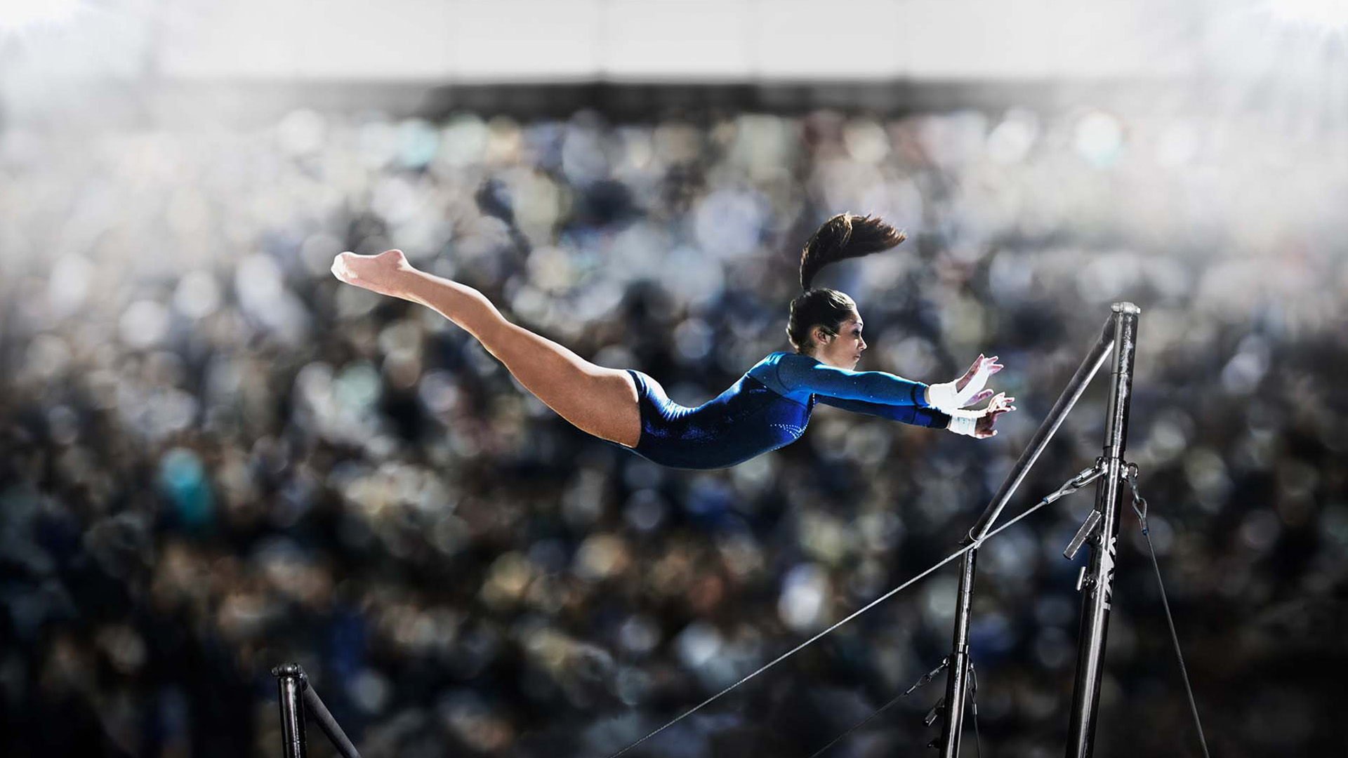 Summer games gymnast