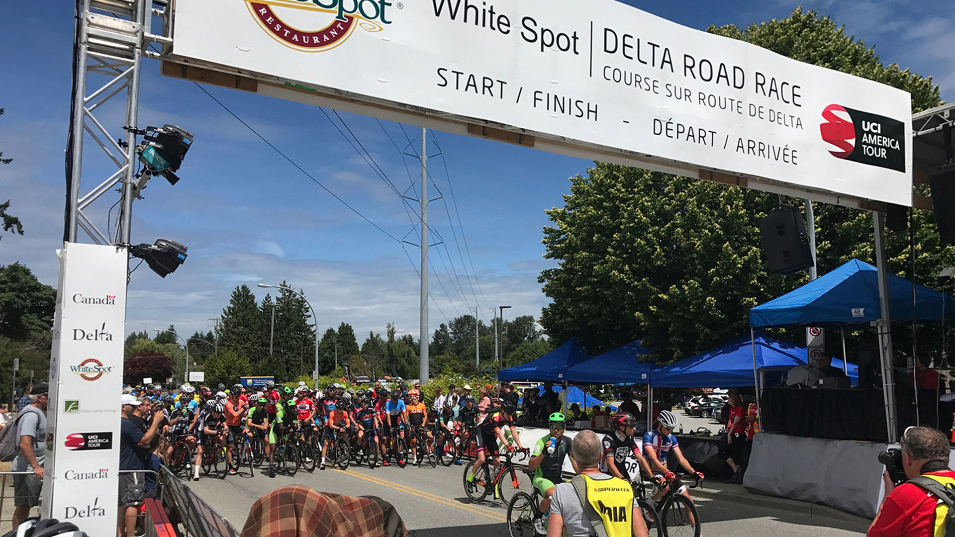 'Tour de Delta’ Bike Race Start / Finish