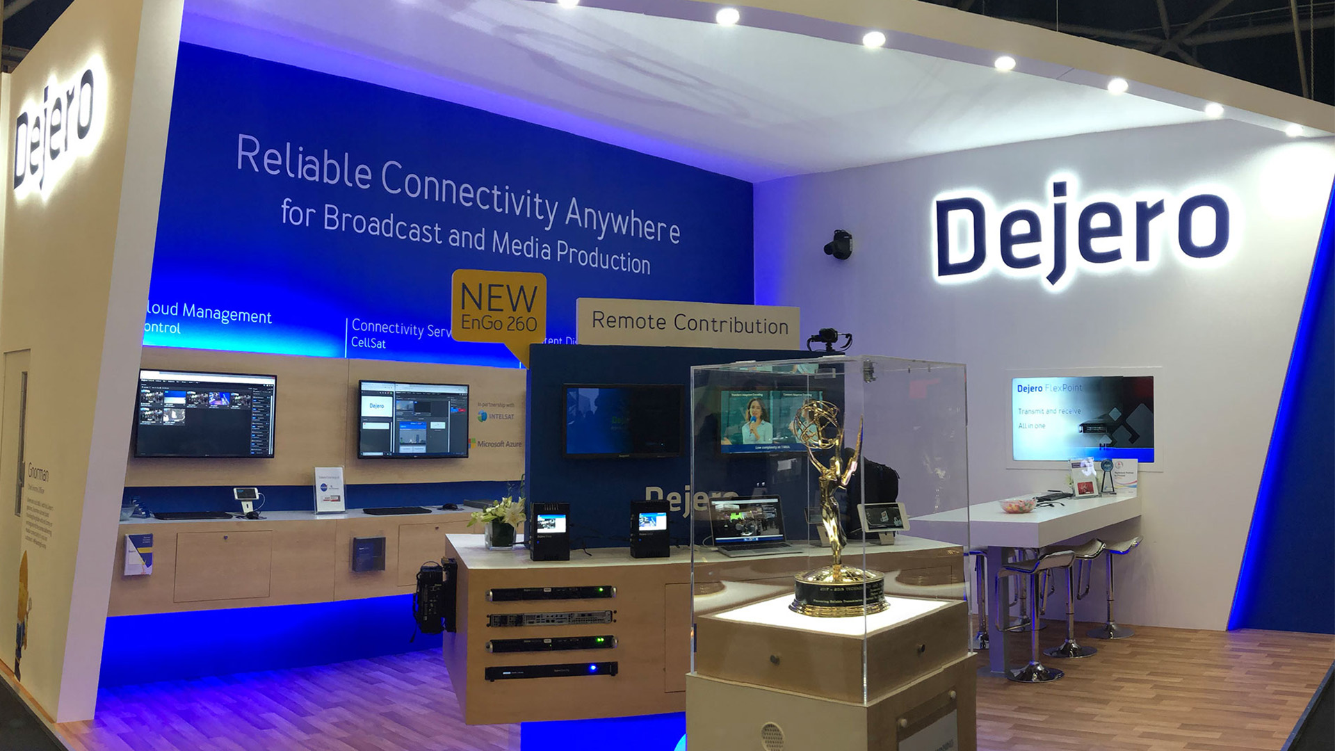 Dejero booth at IBC 2019