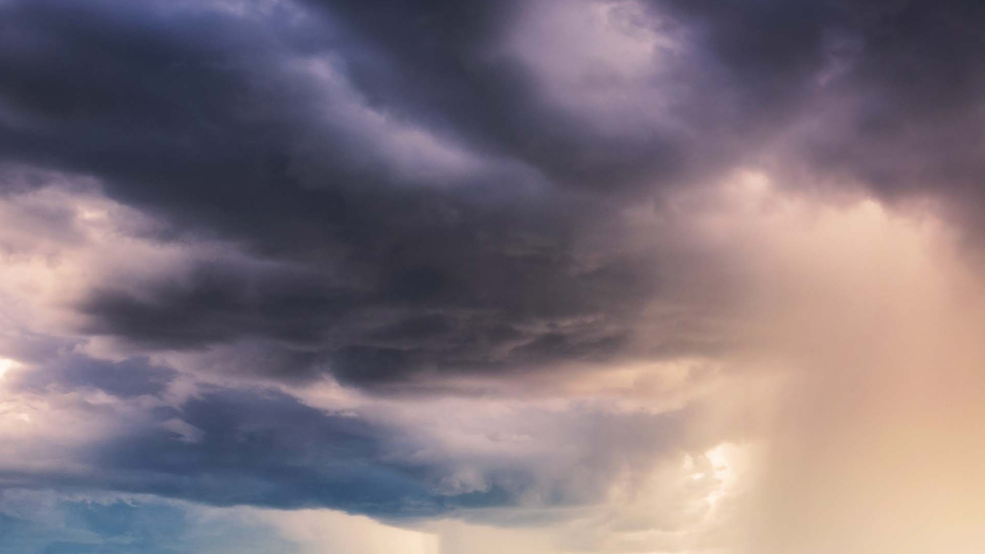 Purple sky with clouds