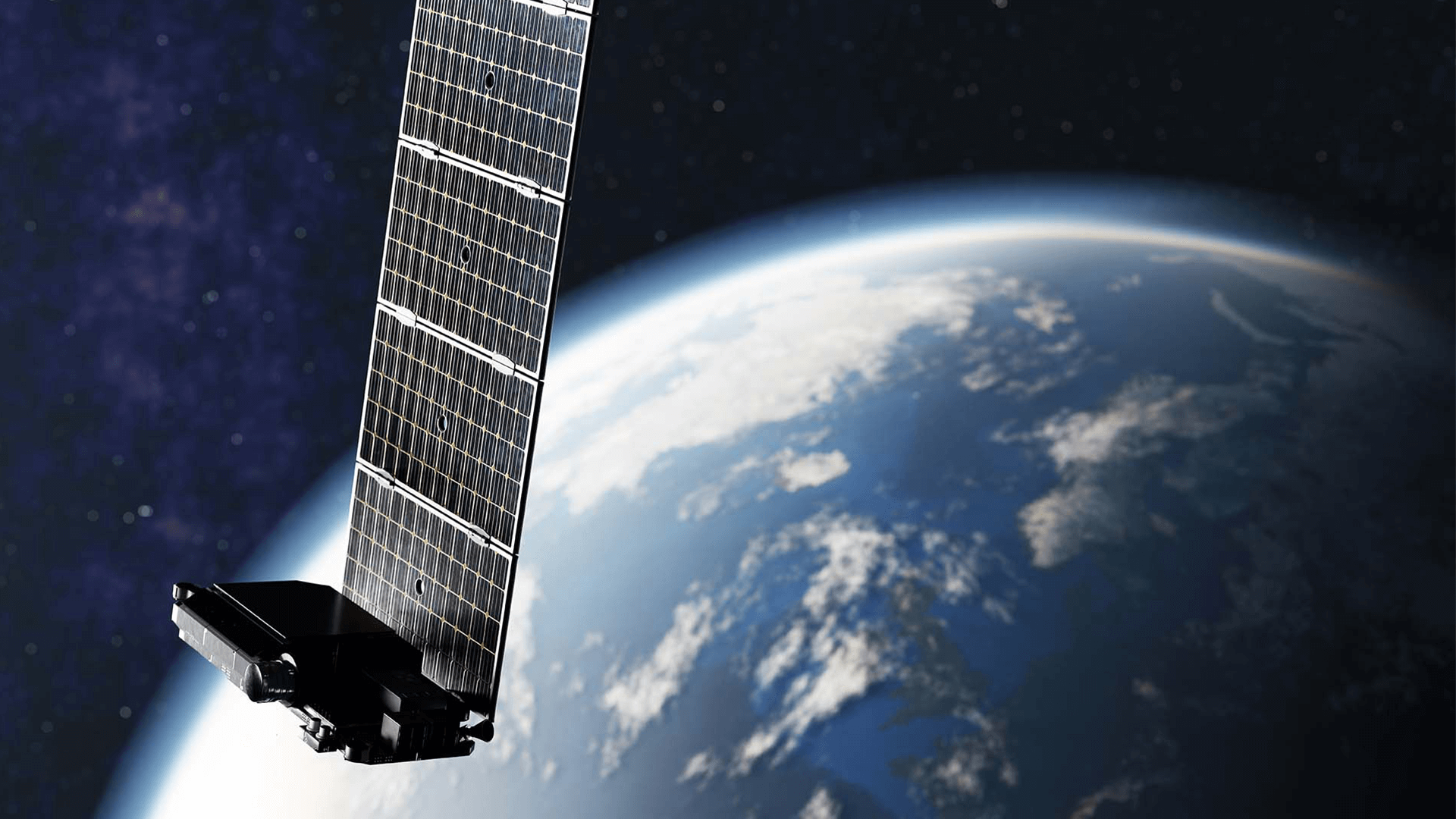 Satellite in space