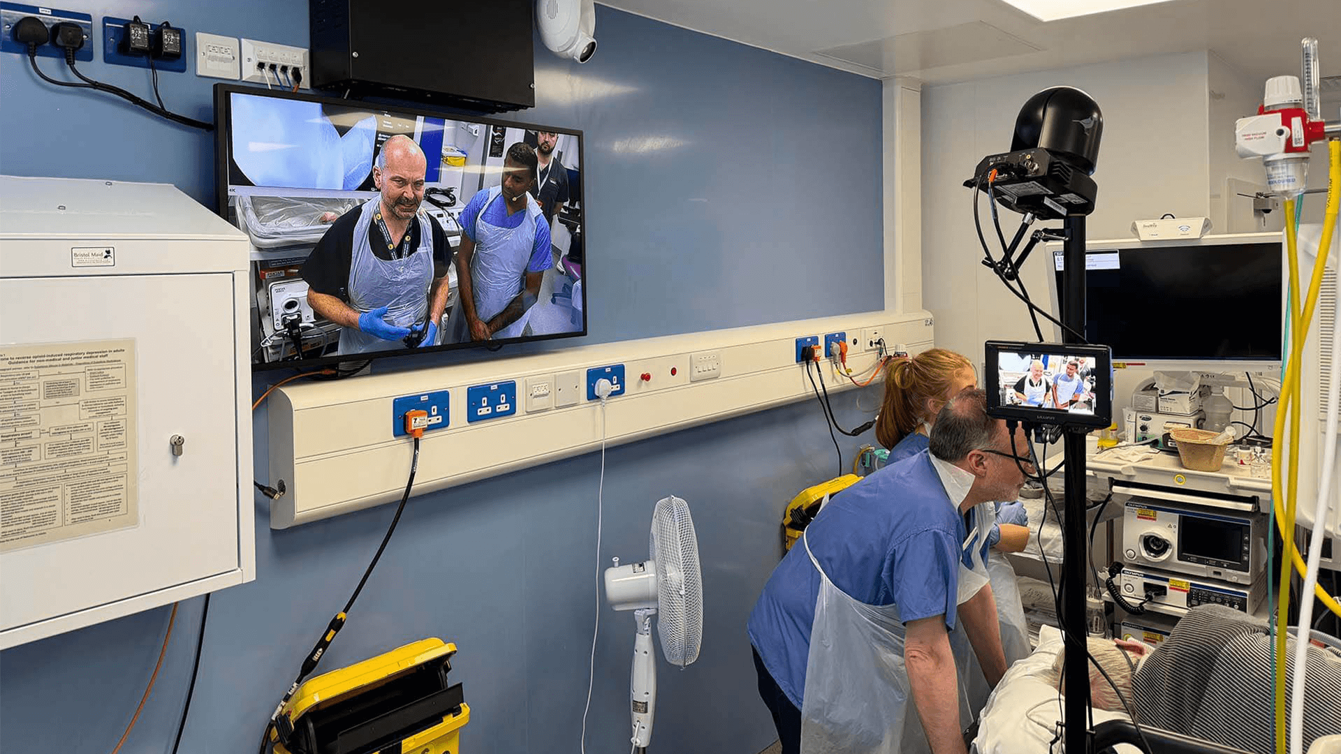 Procedure room and lecture theater