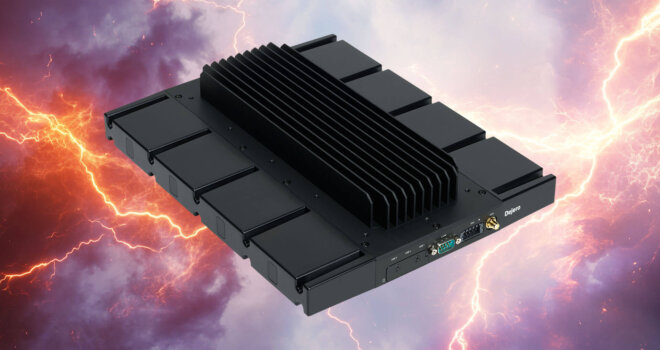 TITAN Command over a raging storm with lightning