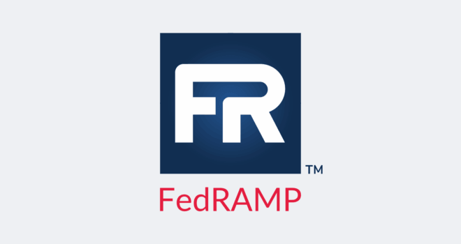 FedRAMP logo with a light grey background