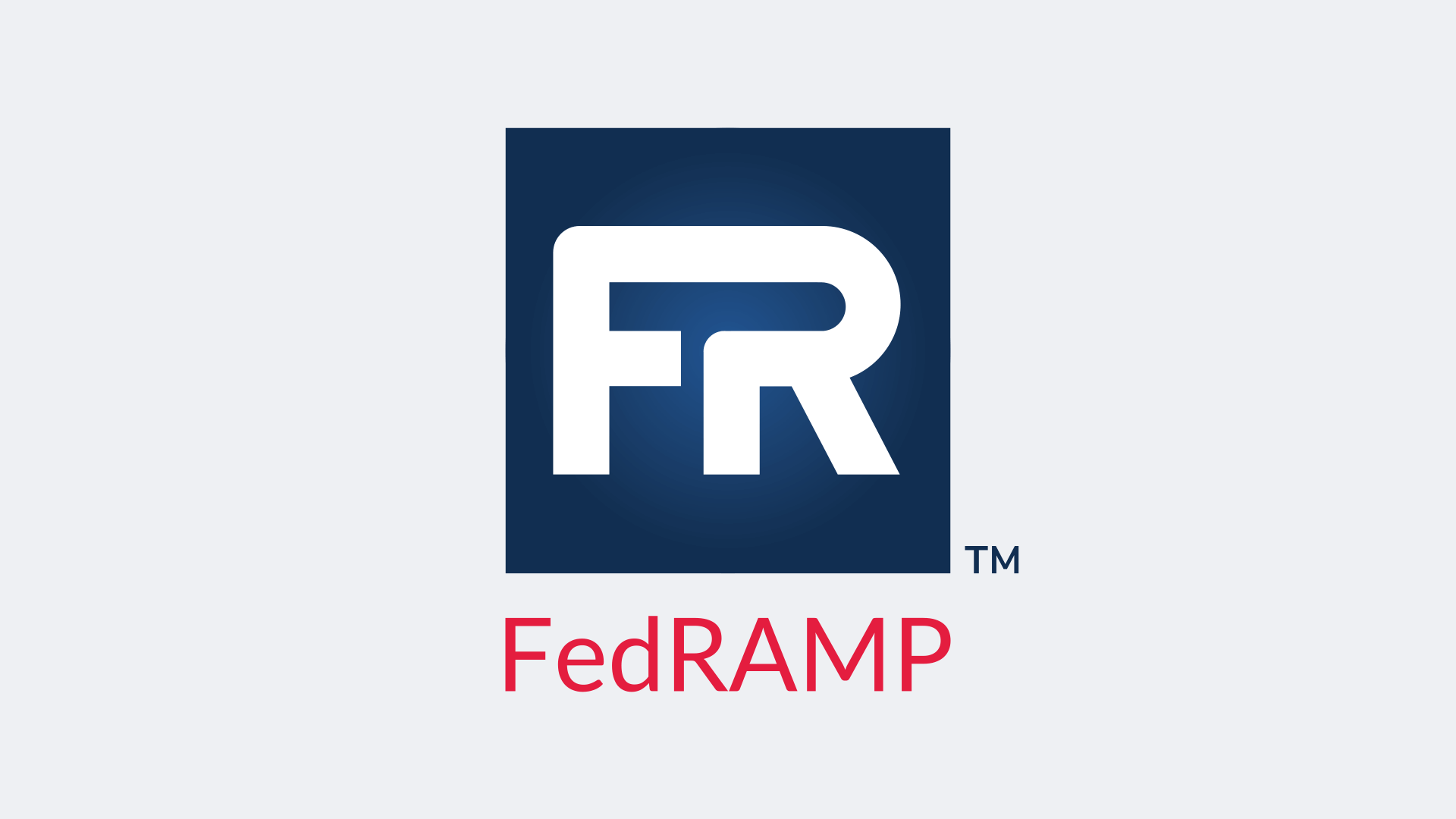 FedRAMP logo with a light grey background
