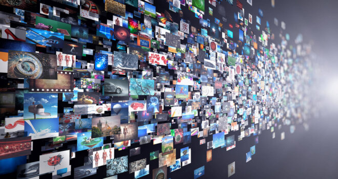 Feeds flying towards the starburst