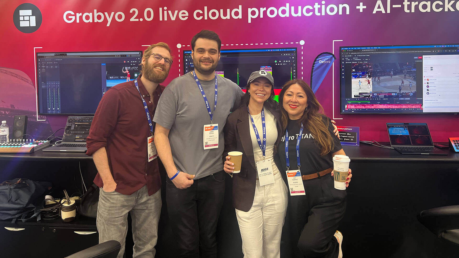 Ivy with the Grabyo team