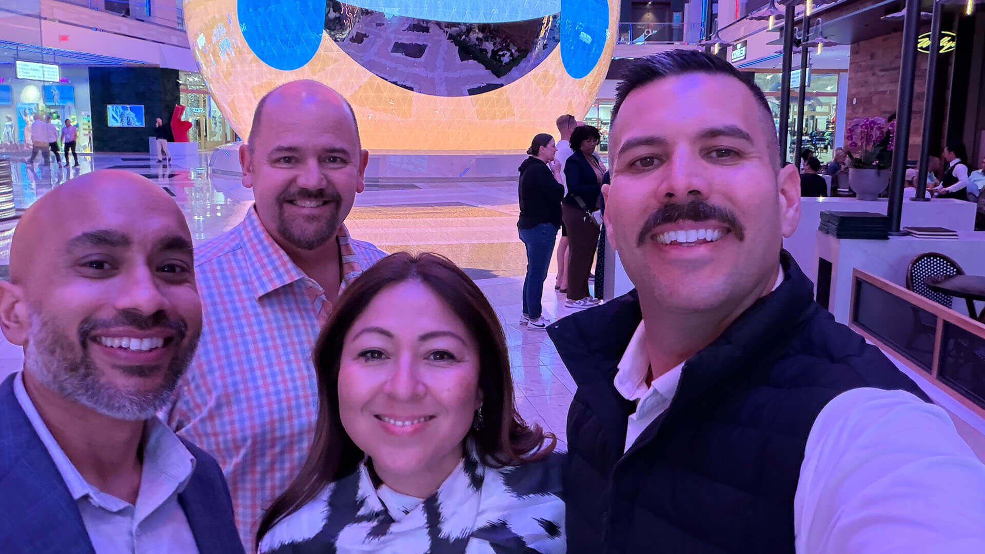 Ivy with Kevin Fernandes, Jason Neureiter and Michael Stanton