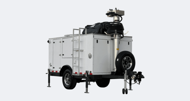 MERC-LITE compact tactical mobile command center trailer