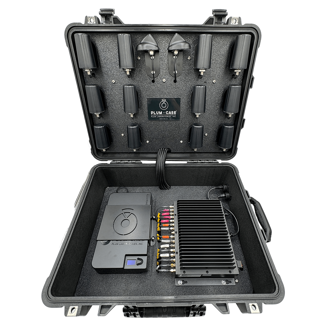 TITAN Mobile inside a Plum Case