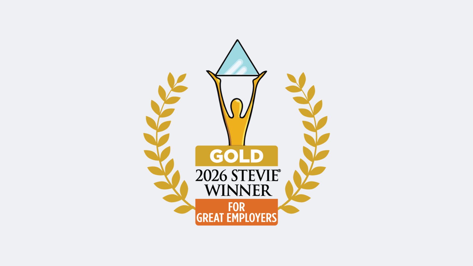 2026 Stevie Winner - Gold - For Great Employers