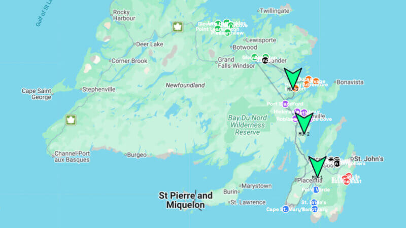 Targa coverage map